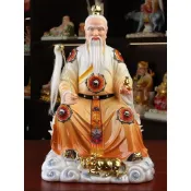 太上老君三清嚴選道祖師神像元始靈寶道德天尊供奉樹脂老君爺佛像擺件限定