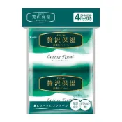 【DOKODEMO】大王製紙 艾莉兒 奢華保濕 鼻爽快薄荷口味 口袋型乳霜面紙 24張（12組）× 4包入