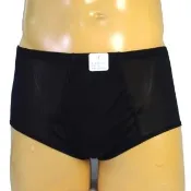 【賽凡絲】純蠶絲品味型男蠶絲內褲(黑色)