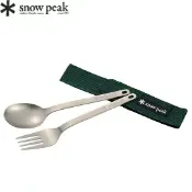 川山岳海 [ Snow Peak ] 鈦金屬叉匙組 / Titanium Cutlery / SCT-002