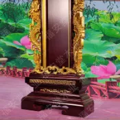 HappyLife 創意生活 家用實木定制祖先牌祖宗祖神位天地君親師位中華祿位雕刻祠堂牌位 c8021