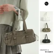 URBANSHOP™【現+預🤎】韓國代購 大容量運動抽繩單肩包 glossy paper mini boston bag