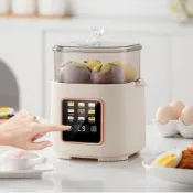 家用電蒸鍋 110V小型蒸蛋器 迷你蒸鍋 煮蛋機 早餐料理機 電熱蒸煮鍋 廚房電器