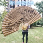 新款中國風大扇子客廳臥室掛墻裝飾大折扇禮品婚慶錶演拍攝道具扇古風