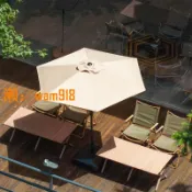 時悅商行 【台灣公司】直徑1.6米1.8米2米圓傘高度角度可調節戶外遮陽傘陽臺小型太陽傘