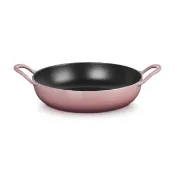 【Le Creuset】BBQ鑄鐵煎鍋26cm(錦葵紫)
