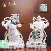 久畔逃磁伽藍韋陀菩薩左右護髮關聖帝君關公神像加勇供奉描金擺