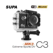 SUPA 速霸  C3 三代-MK3 4K/1080P超高解析度 WiFi 極限運動 機車防水型行車記錄器