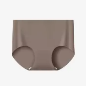 (店+) 【OTTO服飾】冰絲涼感無痕桑蠶絲裸感內褲 咖啡 M-2XL