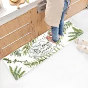 【巴芙洛】皮革紓壓防滑防油防水廚房長踏墊45x120cm(地墊/廚房軟地墊/止滑 腳踏墊/踏墊)