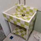 代工訂做 馬賽克洗手台 洗衣槽 水泥洗衣檯 流理台 洗衣台 水泥水槽 磁磚 園藝水槽 傳統水槽 水泥洗衣板