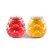 幸福香堂 【酥油燈】(較長時間備貨)D228 八國酥油環保燈 1號蓮花燭 植物油 燈供 敬神禮佛