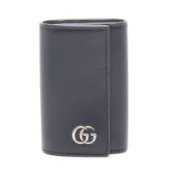 【DOKODEMO】【二手】Gucci GG Marmont 鑰匙包 435305 黑色皮革 GG Marmont 六鑰匙包 女士 二手 A