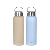 【WOKY 沃廚】鋅陶瓷塗層提手保溫瓶800ml(mo獨家款；保溫瓶)