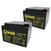 阿炮電池-廣隆電池經銷商 LONG WP26-12 (12V26AH)電動代步車,UPS不斷電系統NP26-12