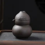 ⚡桃園出貨⚡紫砂公道杯分茶器倒茶器陶瓷杯子單杯紫陶功夫茶具中式泡茶海公杯