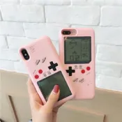 qoo 少女必備俄羅斯方塊硬殼少女心遊戲機手機殼