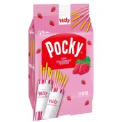 【康是美官方網購】Pocky百奇 草莓棒分享包九袋入