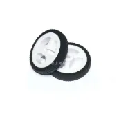 【UCI電子】(二S-6)  miniQ小車N20電機橡膠輪 ZJ327 3PI  直徑34mm 碼盤34*7 輪子 輪