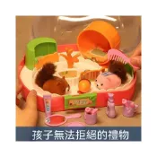 (店+)明明百貨寵物養成屋小松鼠小雞玩具過家家仿真小動物兒童玩具女孩生日禮物