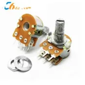 50K雙聯電位器 雙連電位器 b50k 電位器 柄長20mm164-00464