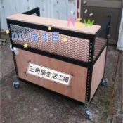 【三角窗生活工場】✨TW-45工業風攤車｜造型攤車｜夜市攤車｜萬用攤車｜行動餐車｜文創攤車｜客製攤車｜免螺絲角鋼✨