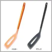 日本品牌【MARNA】矽膠便利鍋鏟K537Y(黃) 4976404253723 K537BK(黑) 4976404253