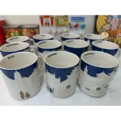 出清 收藏品 星巴克 Starbucks 浮雕城市杯 浮雕 哈爾濱 成都 杭州 西安 473ml 馬克杯