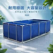 ❤台灣保固❤特厚支架帆布養殖池 游泳池 一整套帆布魚池 戶外防水布大型養殖帆布 專用養殖水池 防水抗腐蝕養殖池