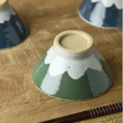 菲斯質感生活購物 日本製 美濃燒 手工繪製富士山餐碗 13cm｜飯碗 湯碗 富士山 餐具 陶瓷 碗 日本手工 - 餐盤 碗盤 湯碗 日本製造 飯碗 廚房 富士山 陶瓷 美濃燒 器皿 日本製 日本進口 日本 代購 日本代購 日本空運來台 手工繪製富士山餐碗