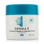 [Strawberrynet草莓網]【Derma E】茶樹&維生素E舒緩深層保濕霜Therapeutic Tea Tree & Vitamin E Antiseptic Cream