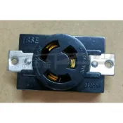(店+)110/220V 發電機三孔接頭插座 美式30A插座 發電機輸出插座 發電機零件 250V 美規3孔插頭插座