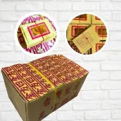 【上芳香業】金紙 傳統四方金 一箱60入 竹製金紙 二五金(南部金 連仔紙 刈金 四方 祖先 地基主 神明)