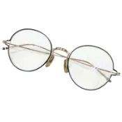 【DOKODEMO】狀況極佳 □ THOM BROWNE ブラウン Boston 鏡框眼鏡，金色和黑色，50□21-145，可搭配近視鏡鏡片，日本製，男士款。