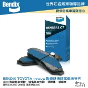 哈家人油shop BENDIX TOYOTA Innova 07~09年 陶瓷鈦條紋 前煞車來令片 奔德士 哈家人