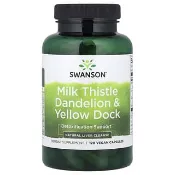 【iHerb】Swanson Vitamins, 水飛薊蒲公英黃塢，120 粒膠囊
