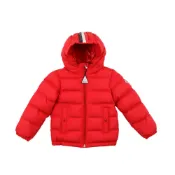 【BreezeOnline 微風精品線上】Moncler Enfant Kids 紅色連帽羽絨外套