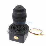 1PC 4 軸操縱桿電位器 4D JH-D400X-R2/R4 搖桿霍爾操縱桿尺寸電阻 5K 10K 密封帶按鈕開關