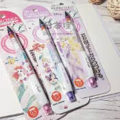 日本限定 三菱 迪士尼 360度旋轉 自動鉛筆 小美人魚 KURUTOGA 樂佩 茉莉 UNI disney 日本控❤