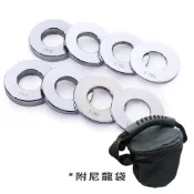 【TUK】2吋電鍍舉重配重槓片5KG套組（0.25/0.5/0.75/1kg各2入)**附尼龍袋