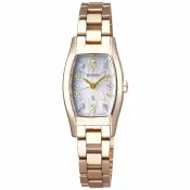 大高雄鐘錶城 seiko SK037 精工錶 Lukia V117-0EE0G(SUP436J1) 花藝聯名美鑽太陽能限量腕錶 /香檳金 19.8mm｜樂天領券現折★全館特惠中★指定刷卡回饋10%