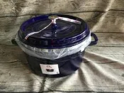 Staub 鑄鐵圓鍋 含蒸鍋 26公分寶石藍 出清不退換貨
