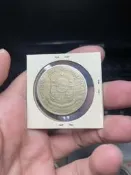 銀幣 錢幣 紀念幣 菲律賓1比索，1972年。au品相，發絲根根可見，好品的，滿464