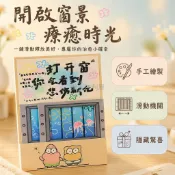 台灣出貨✨ 抽拉式海綿寶寶賀卡 4卡位手工DIY材料包 創意生日禮物卡片 節日祝福賀卡 兒童手作禮品 親手製作紙藝