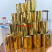 特惠//進口燙金紙皮革真皮紙張專用120米長耐刮耐磨鋁箔紙 燙金材料