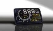 【可開發票】HUD抬頭顯示器 汽車OBD2行車電腦ASH-4C平視儀 4089