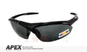 【APEX】805 黑 polarized 抗UV400 寶麗來偏光鏡片 運動型 太陽眼鏡 附原廠盒擦布