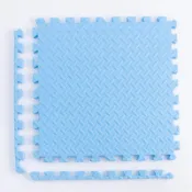樹葉紋防滑拼接地墊30×30×1cm｜EVA發泡×防摔靜音×嬰兒寵物適用可自由拼接！