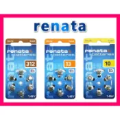 含稅【晨風社】renata ZA13(PR48)/ZA312 (PR41)/ZA10 (PR536) 助聽器 鋅空氣電池