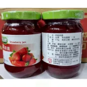 「山霸」草莓果醬 全素可食260g 原包裝小方瓶 新包裝換瓶